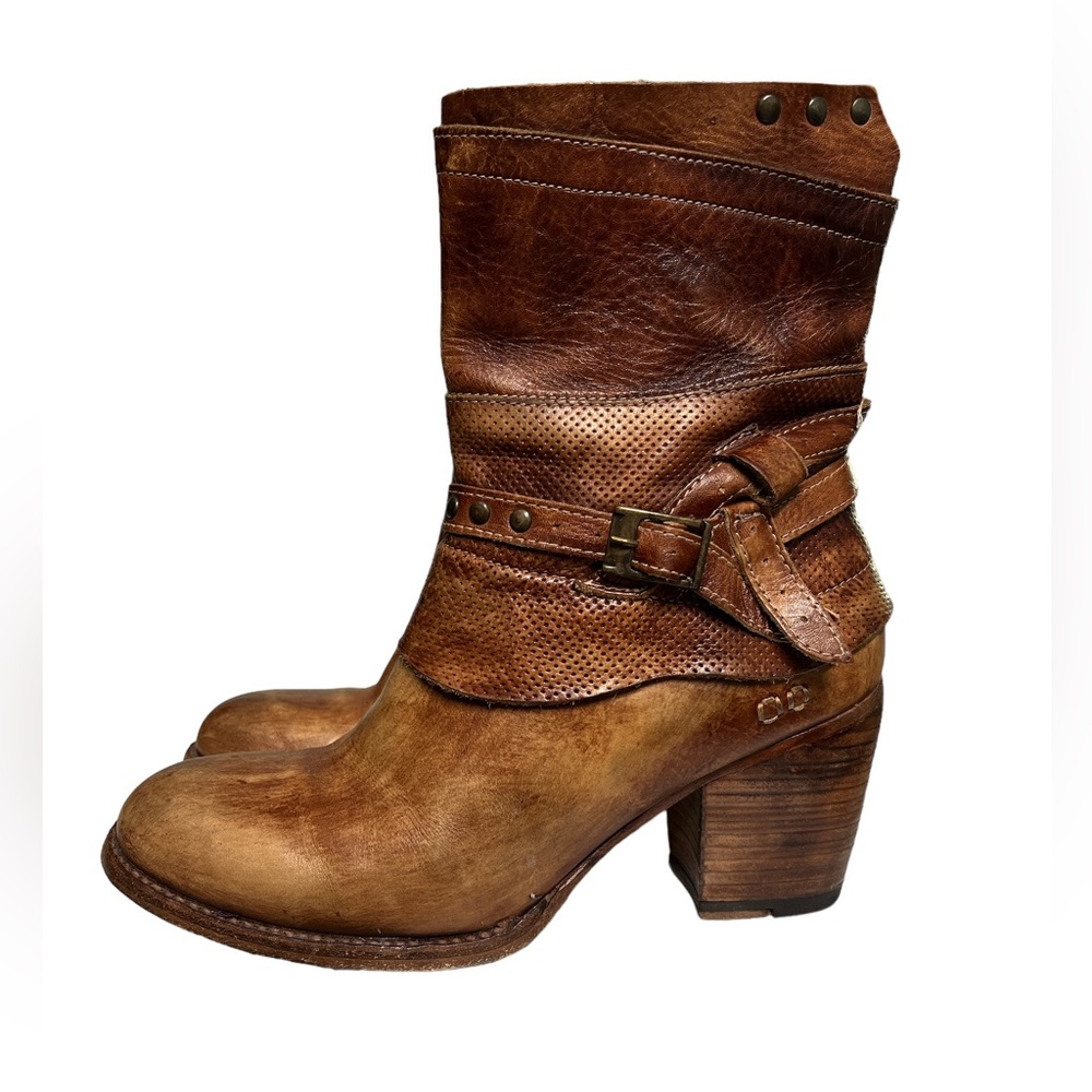 Bed Stu Rustic Style Brown Tan Boots